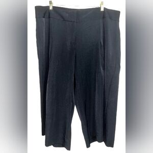 Black Ashley Stewart Culotte Pants